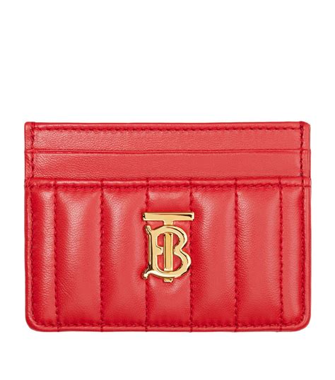 burberry red card holder|farfetch burberry card holder.